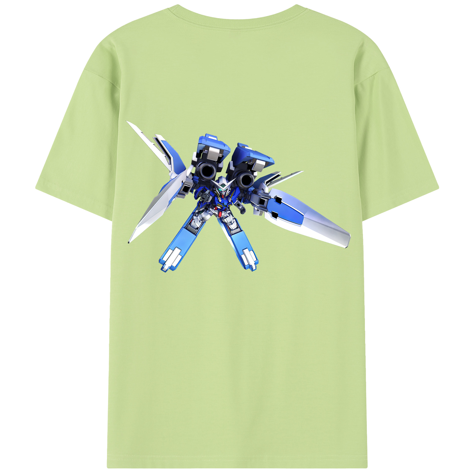 （画像用） 機動戦士ガンダム Mobile Suit Gundam 綿100％半袖Tシャツ（背面プリント）